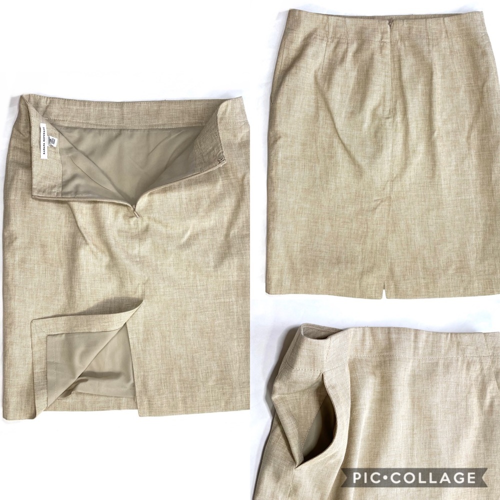 Banana Republic Linen/Cotton blend skirt career